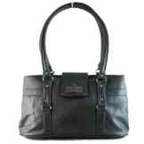 Xardi London Mittelgroße Damen-Handtasche, Schultertasche im Leder-Look, Designer-Handtasche