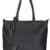 Xuna Damen Shopper Tasche | Weiche Kunstleder Schultertasche | XL Tasche mit Sternanhänger (40 x 31 x 15 cm)