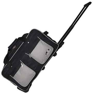 ZEARO Reisetasche mit 2 Rollen Handgepäck Sporttasche Trolley Tasche Boardcase 43L