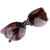 Zolimx Sonnenbrille Damen Retro Cat Eye Semi-Rim Runde Sonnenbrille für Männer Frauen