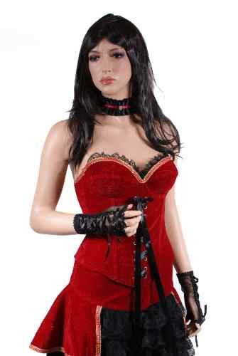 Abend Gothic Victorian Ärmel 17 cm Lange -