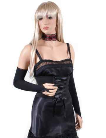 Abend Gothic Victorian Ärmel 43 cm Lange -