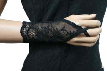 Abendmode Gothic Romantic Ärmel 15 cm Lange -