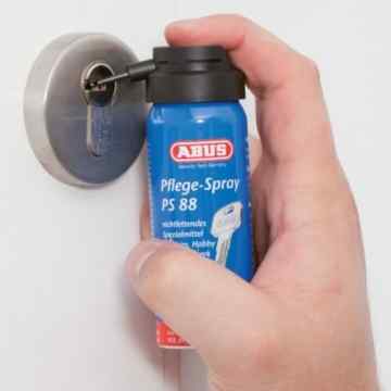 ABUS PS 88 – Schmiermittel Spray fettfrei und Abwehr der Feuchtigkeit 50 ml -