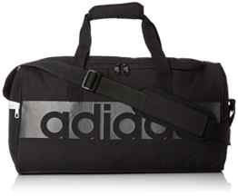 adidas Erwachsene Tiro Sporttasche, Black/Dark Grey, 20 x 47 x 25 cm