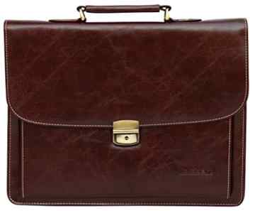 Aktentasche in Lederoptik aus PU – Laptop-Tasche für das Büro -