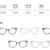 ALWAYSUV Modische Sonnenbrillen Metal Brillenfassung light Gewicht Aviator Clear Lens Glasses Fashion Glasses -