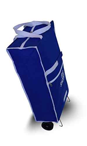 Amaro Big Shopper mit Rollen Sporttasche, 60 cm, 37.5 Liter, blau -