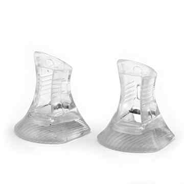 Andux Frauen-Dame High-heeled Schutz Verschleißfeste Abdeckungen Schuhe Pflege Produkt / Klar (Absatzsptuze S:6-8mm,M:8-11mm,L:11-14mm) 5 Paare/GGXT-03 -
