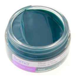 bama Leder Pflegecreme Ledercreme im Glastiegel – Inhalt 50ml PETROL
