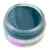 bama Leder Pflegecreme Ledercreme im Glastiegel – Inhalt 50ml PETROL