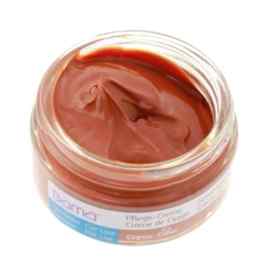 Bama Leder Pflegecreme 50ml Tiegel Glas für Lederfarbe COGNAC -