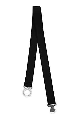 Black Butterfly 1 Zoll Haken Schnalle Elastischer Gürtel -