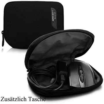 BRINCH leicht universal Gewebe wasserdichtes Anti-reißen Laptop Schutzhülle Aktentasche Handtasche/ Laptop Messenger Bag, Ultra Schutz mit weichem Schaum für 15 – 15,6 Zoll Laptop / Macbook / Notebook / Tablet / Ultrabook Computers(Apple / Acer / Asus / Dell / Fujitsu / Lenovo / HP / Samsung ) mit Fronttasche, zwei Rückentaschen & Griffe und Zubehör Tasche,Schwarz -