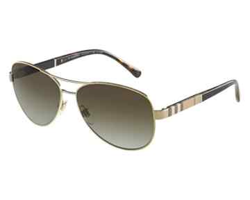 Burberry Damen BE 3080 Aviator Sonnenbrille -