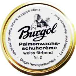 Burgol Palmenwachsschuhcreme weiss färbend -