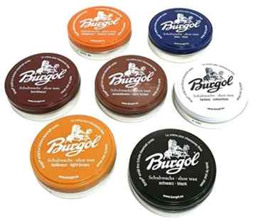 Burgol Schuhwachs, shoe wax – neue Rezeptur -