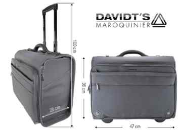 Business Trolley Laptop Tasche Pilotenkoffer Boardcase -