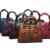 Bvane® Women Vollnarben-Leder Vintage Handtasche Schultertasche mittlere Reißverschluss Tote Handtasche 150228 -
