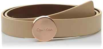 Calvin Klein Damen Gürtel Logo Plaque Belt -