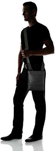 Calvin Klein Herren BASTIAN FLAT CROSSOVER G Schultertasche Schwarz (BLACK ) -