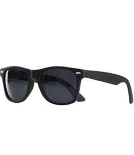 caripe Wayfarer Retro Nerd Sonnenbrille getönt + verspiegelt- viele Farben – W-g