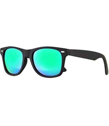 caripe Wayfarer Retro Nerd Vintage Sonnenbrille verspiegelt – SP -