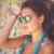Cheapass Sonnenbrille Runde Gläser Braun Leopard Animal Print Rund Vintage Damen Herren -
