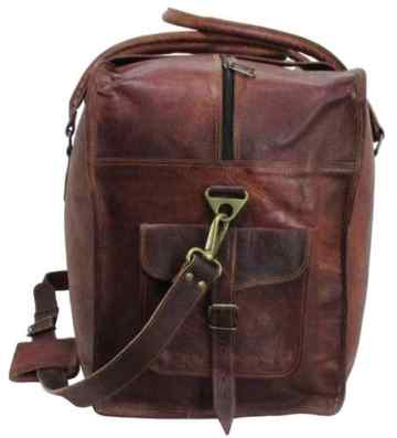 Classydesigns 21″ Geräumige Vintage Reisetasche / Weekender aus geöltem Leder von -