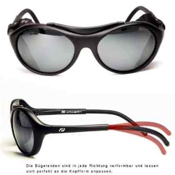 Daisan 8846 Gebirgsbrille Gletscherbrille Sonnenbrille Sportbrille mit Kat. 4 Scheiben -