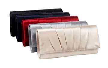Damara Damen Adlig Party Hochzeit Faltenwurf Abendtasche -