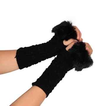 Damen-Handschuh, Sannysis Schmetterling Finger Winter Handschuhe Fäustling -
