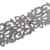 Damen Hohl PU Leder Breiter Taillengürtel Stretchgürtel Breite Hüftgürtel Metallband Blumenmuster -