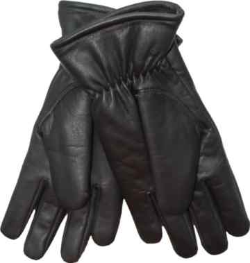 Damen Lammnappa Lederhandschuhe Handschuhe echtleder Lamm-Nappaleder schwarz -