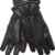Damen Lammnappa Lederhandschuhe Handschuhe echtleder Lamm-Nappaleder schwarz -
