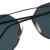 Damen Mode Polarisierte Katzenauge Sonnenbrille UV400 reflektierenden verspiegelte Linse Brille (Schwarz) -