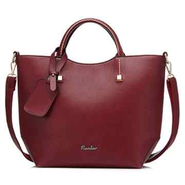Damen Schultertasche Designer Elegante feste Handtaschen -