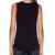 Damen V-Ausschnitt Ärmellos Wickelshirt Asymmetrisch Stretch Basic Shirt Tunika Obertail -