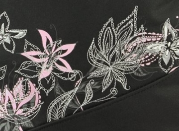 DANIEL RAY Umhängetasche FLOWER Schultertasche Laptop Tasche Schwarz -
