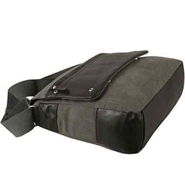 DANIEL RAY Umhängetasche NEVADA L Schultertasche Laptop Tasche Anthrazit -