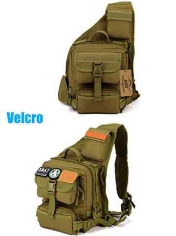 DCCN Tactical Sling Bag Rucksack Sling Crossbag Rucksack mit einem Gurt taktische Umhängetasche für Radfahren Wandern Camping -