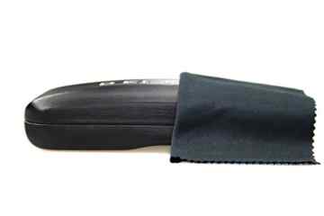 Demel Augenoptik Brillen Etui – Hartschalen Brillenetui Schwarz / Samteinlage / Mikrofaser Reinigungstuch / Testsieger Sparpaket (2 x Etui) -