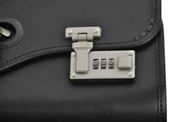 Dermata Pilotenkoffer Trolley Rollen Laptopfach 17″ Pilotentrolley m. Vortasche -