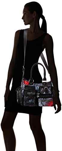 Desigual Damen London Medium Same Schultertaschen, 32×25.40×12 cm -