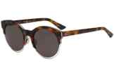 Dior Sonnenbrillen Für Frau Dior Sideral 1 J6A/NR, Tortoise / Palladium / Brown Grey Kunststoffgestell -