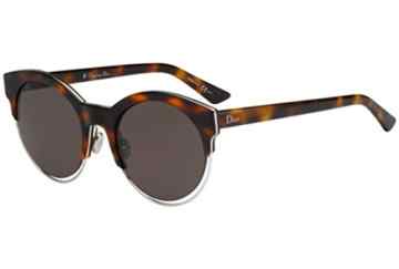 Dior Sonnenbrillen Für Frau Dior Sideral 1 J6A/NR, Tortoise / Palladium / Brown Grey Kunststoffgestell -