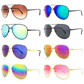 Distressed Sonnenbrille Pilotenbrille Topgun Pornobrille -