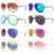 Distressed Sonnenbrille Pilotenbrille Topgun Pornobrille -