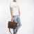 Ecosusi Aktentasche Messenger Bag Damen Umhängetasche Herren Schultertasche Leder Tasche -