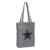 Einkaufstasche Filz Stoff-Tasche Shopper Filztasche Einkaufs-Korb grau mit Stern -